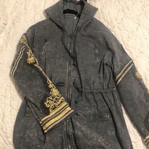 NWT Free People Hooded Utility Jacket